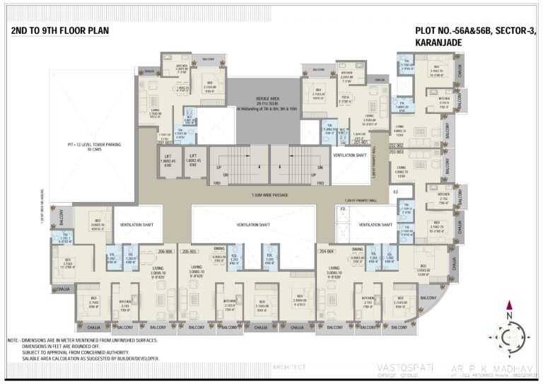 Sale Plans- Plot No.-56A & 56B, Sector-3, Karanjade_page-0003